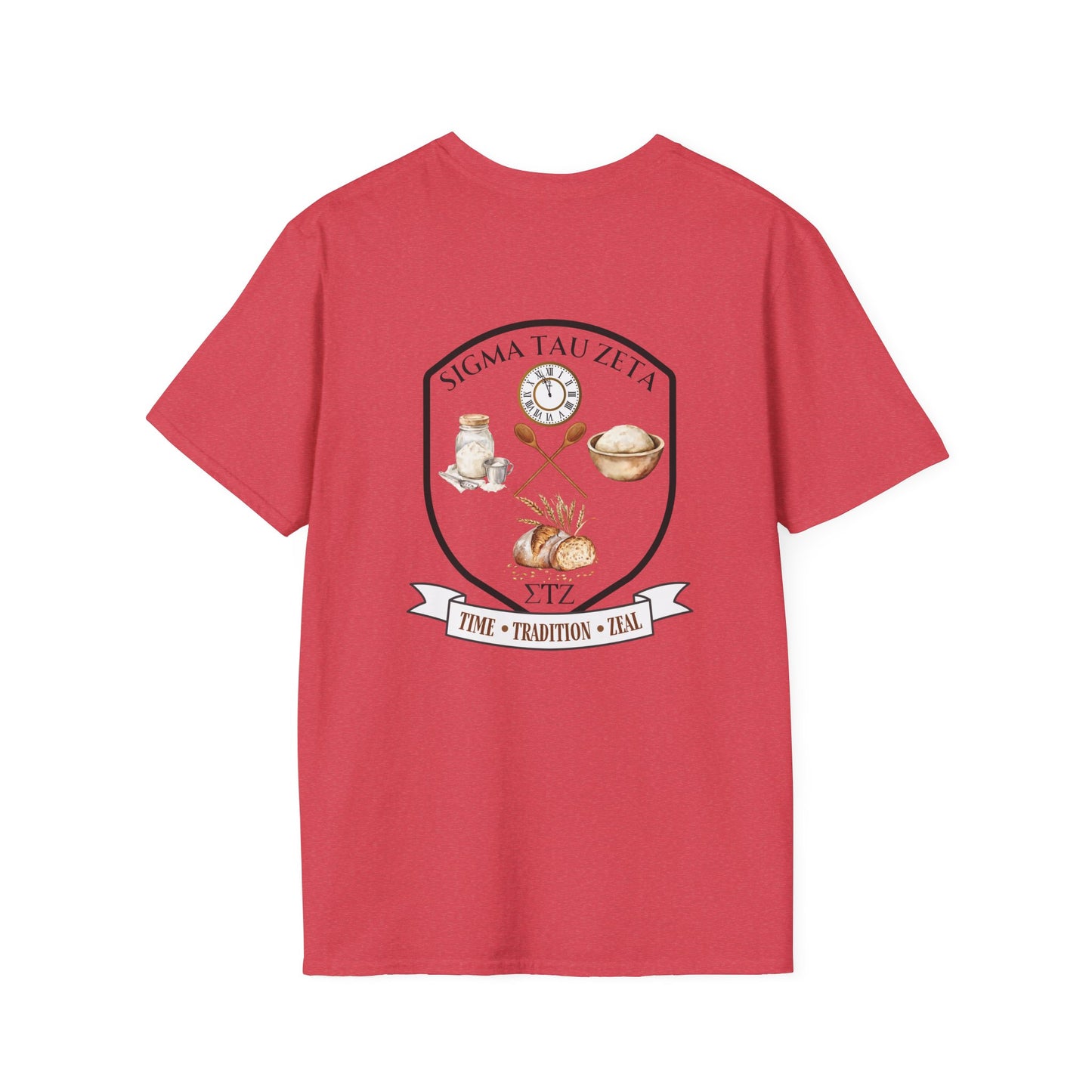 Wild Yeast & Sigma Tau Zeta Unisex Softstyle T-Shirt - Casual Comfort for Bread Lovers