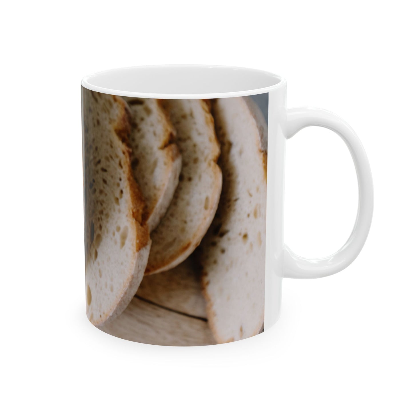 Artisan Bread Ceramic Mug | Perfect Gift for Bakers, Coffee Lovers, Foodies, Kitchen Decor, Breakfast Essentials