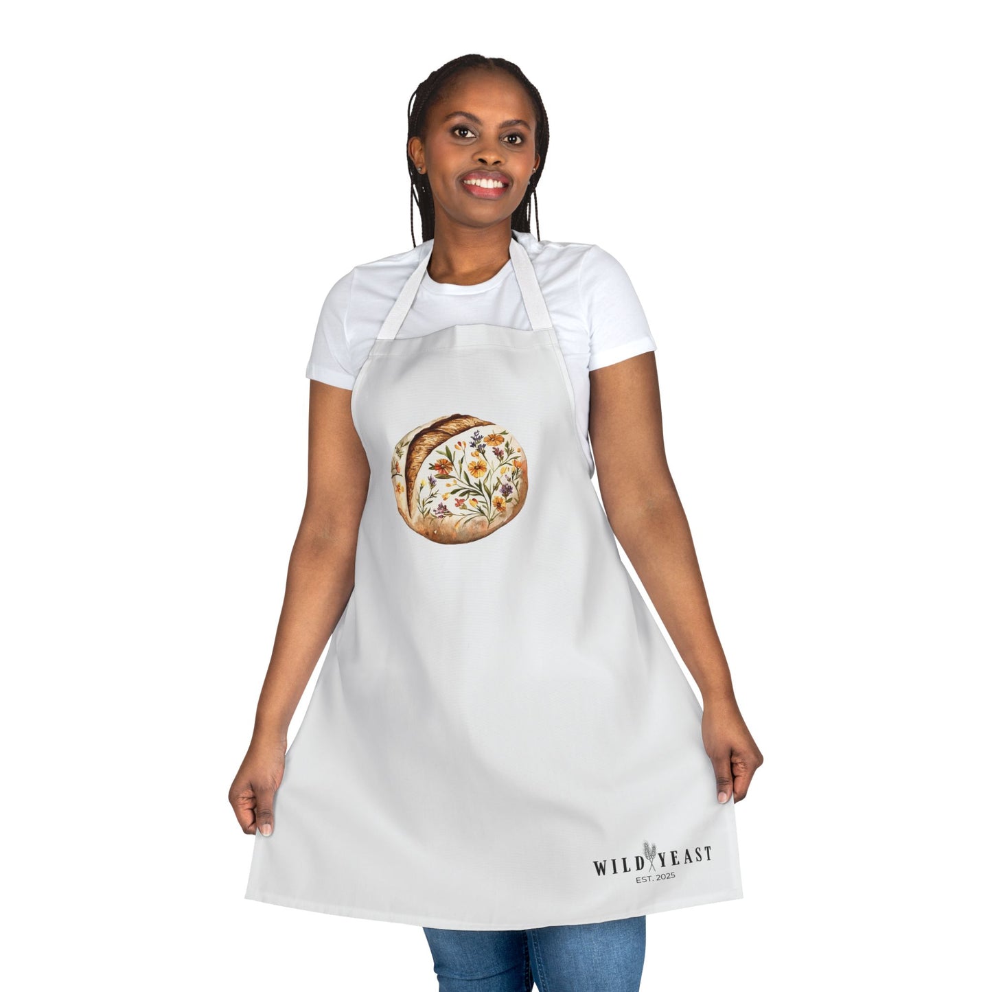 "Lovely Floral Loaf" Apron- Wild Yeast Design