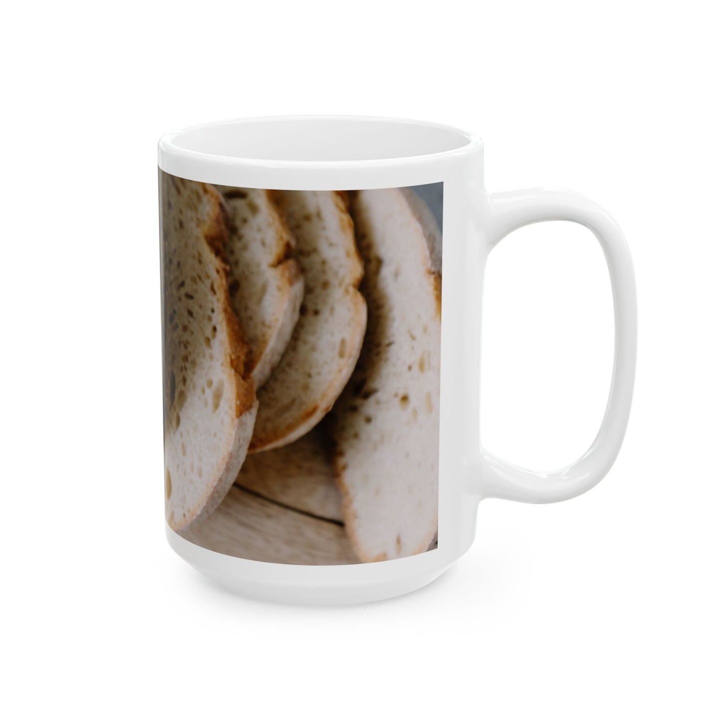 Artisan Bread Ceramic Mug | Perfect Gift for Bakers, Coffee Lovers, Foodies, Kitchen Decor, Breakfast Essentials