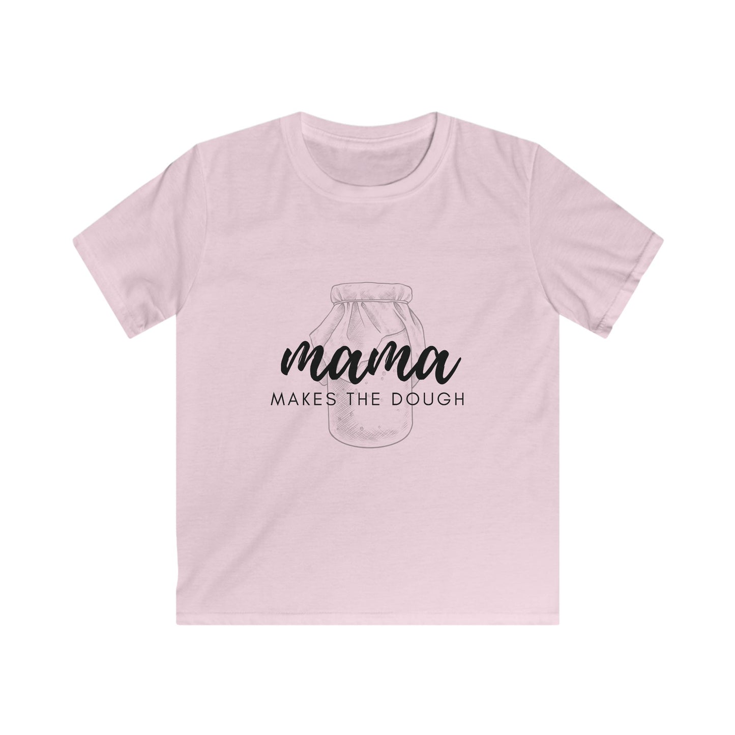 "Mama Makes the Dough" - Kids Softstyle Tee