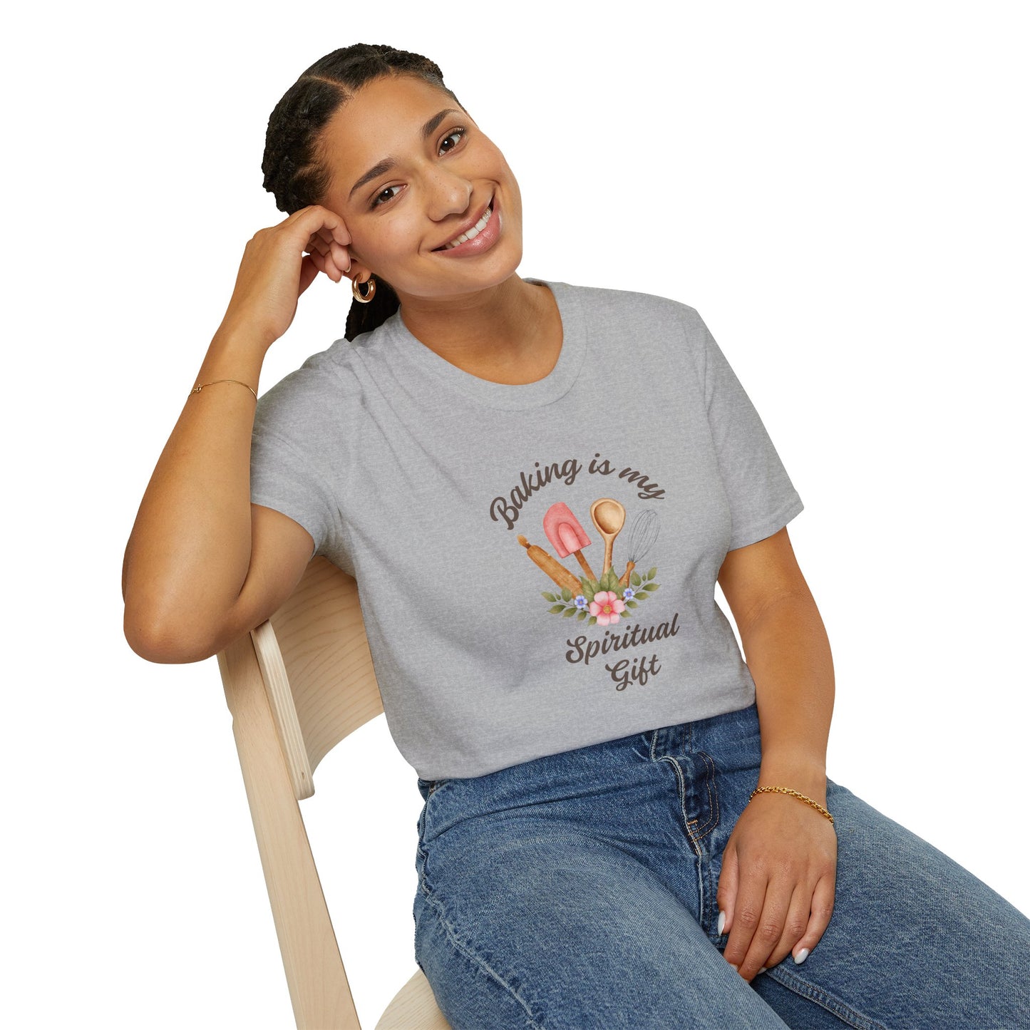 "Baking is My Spiritual Gift" Softstyle Tee