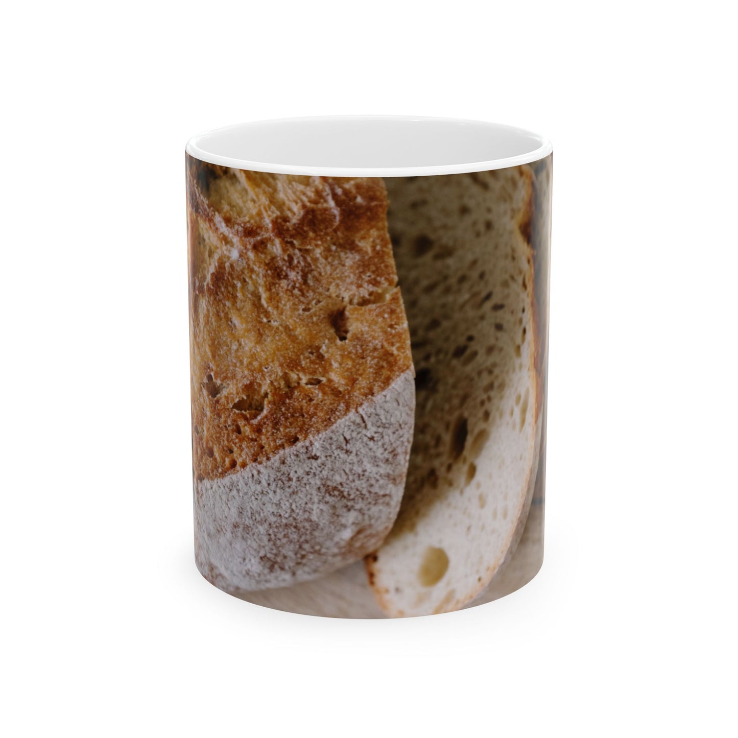 Artisan Bread Ceramic Mug | Perfect Gift for Bakers, Coffee Lovers, Foodies, Kitchen Decor, Breakfast Essentials