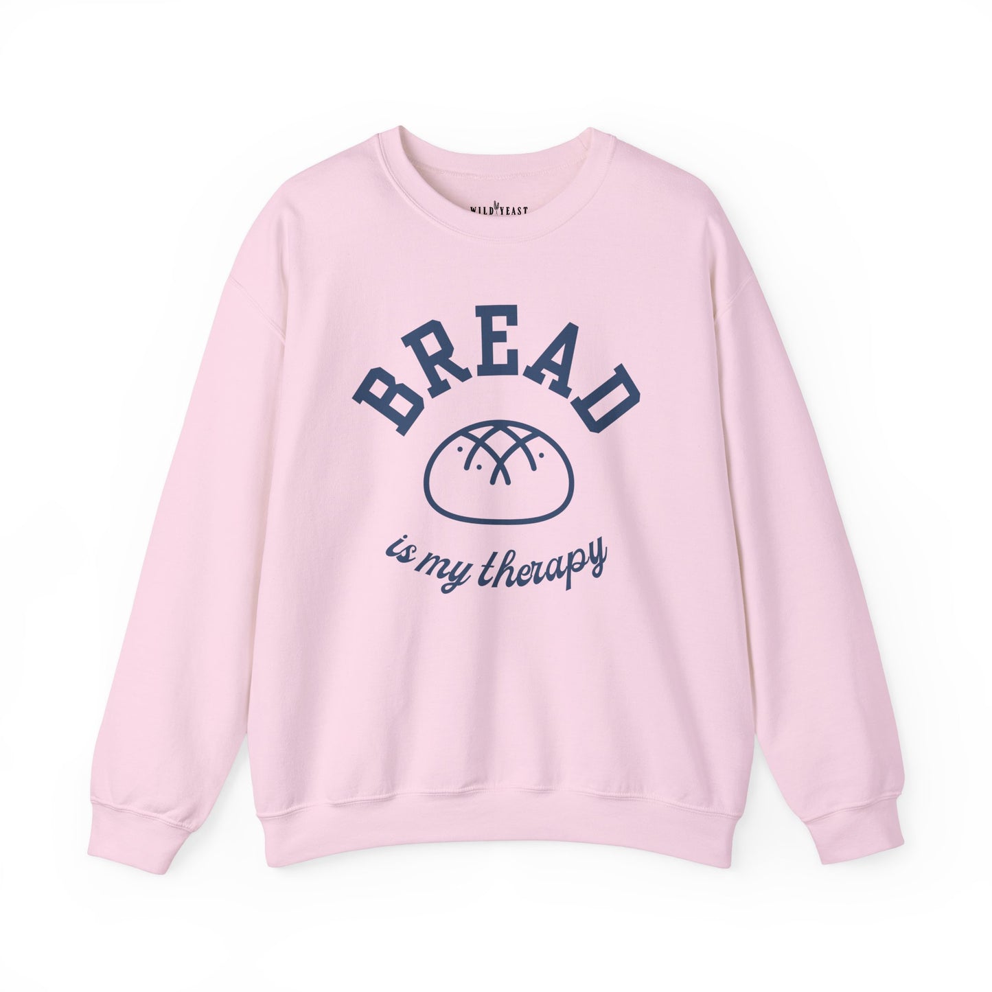 "Bread is my Therapy" Crewneck Sweatshirt - Unisex Heavy Blend, Cozy and Stylish