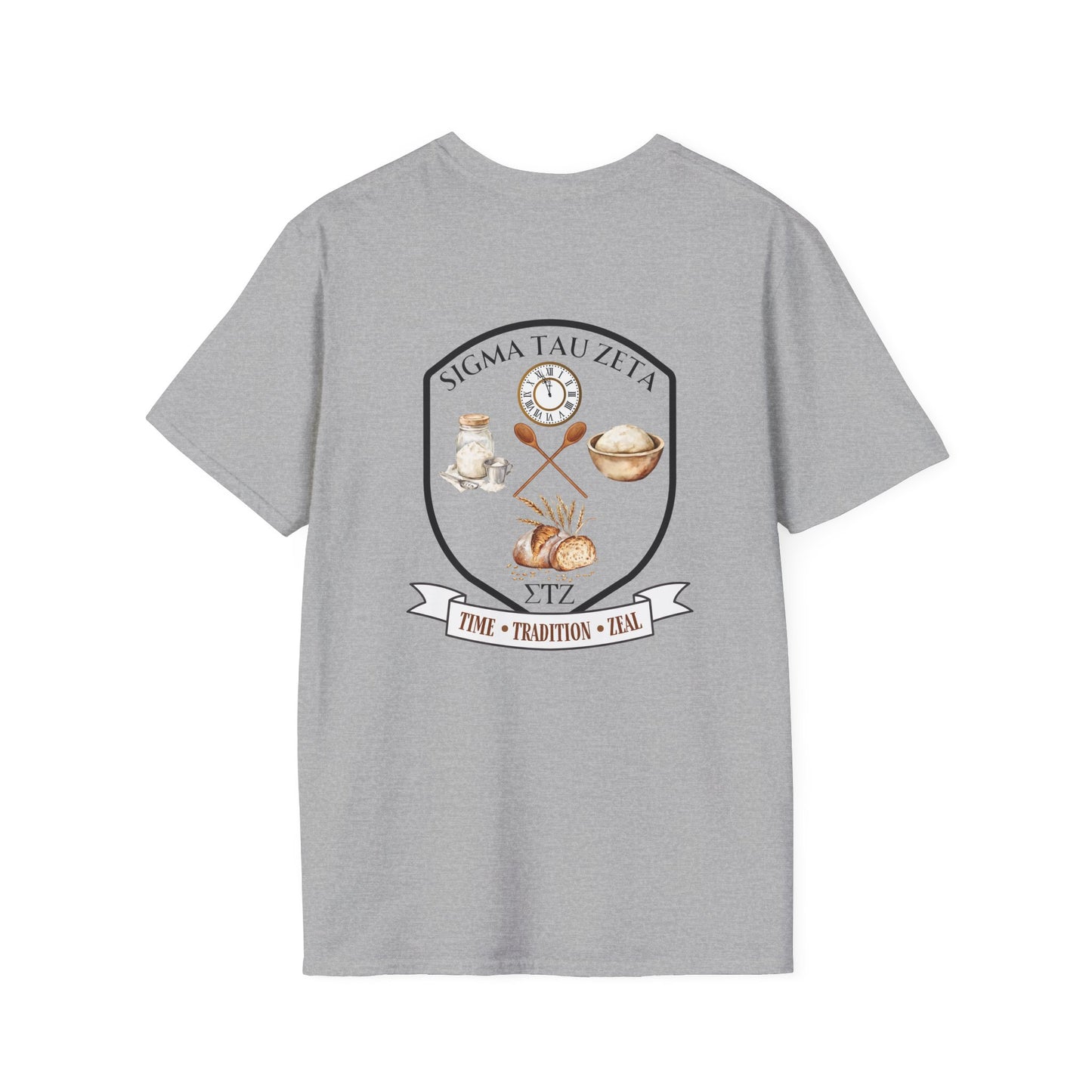 Wild Yeast & Sigma Tau Zeta Unisex Softstyle T-Shirt - Casual Comfort for Bread Lovers
