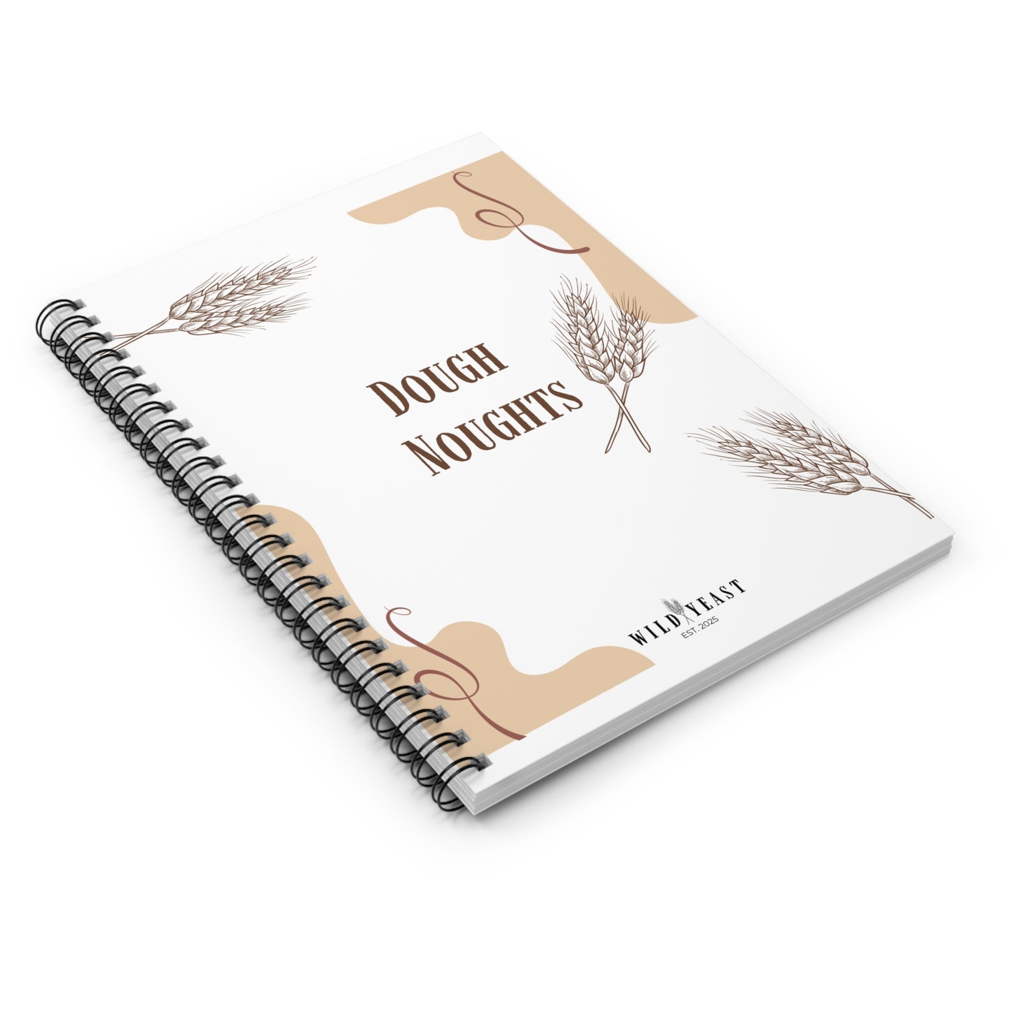 "Dough Noughts" Spiral Notebook - Perfect for Bakers & Foodies