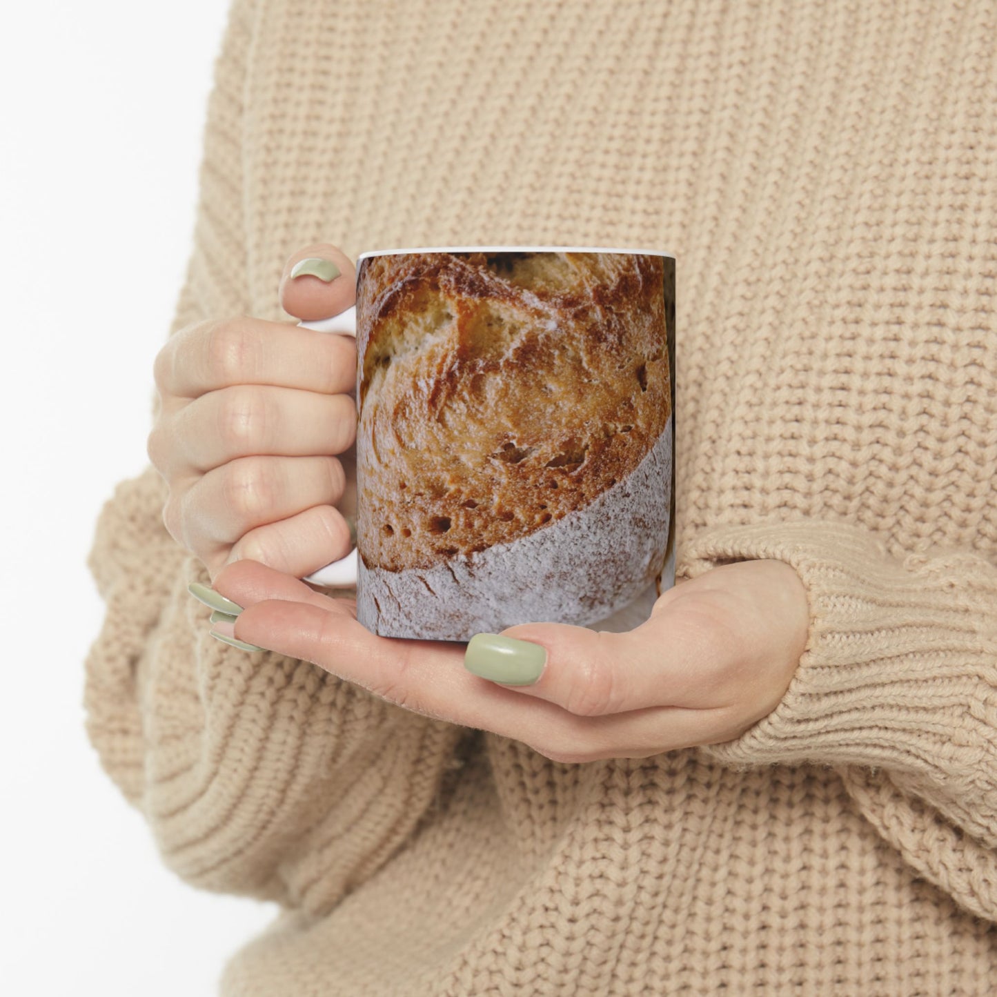 Artisan Bread Ceramic Mug | Perfect Gift for Bakers, Coffee Lovers, Foodies, Kitchen Decor, Breakfast Essentials