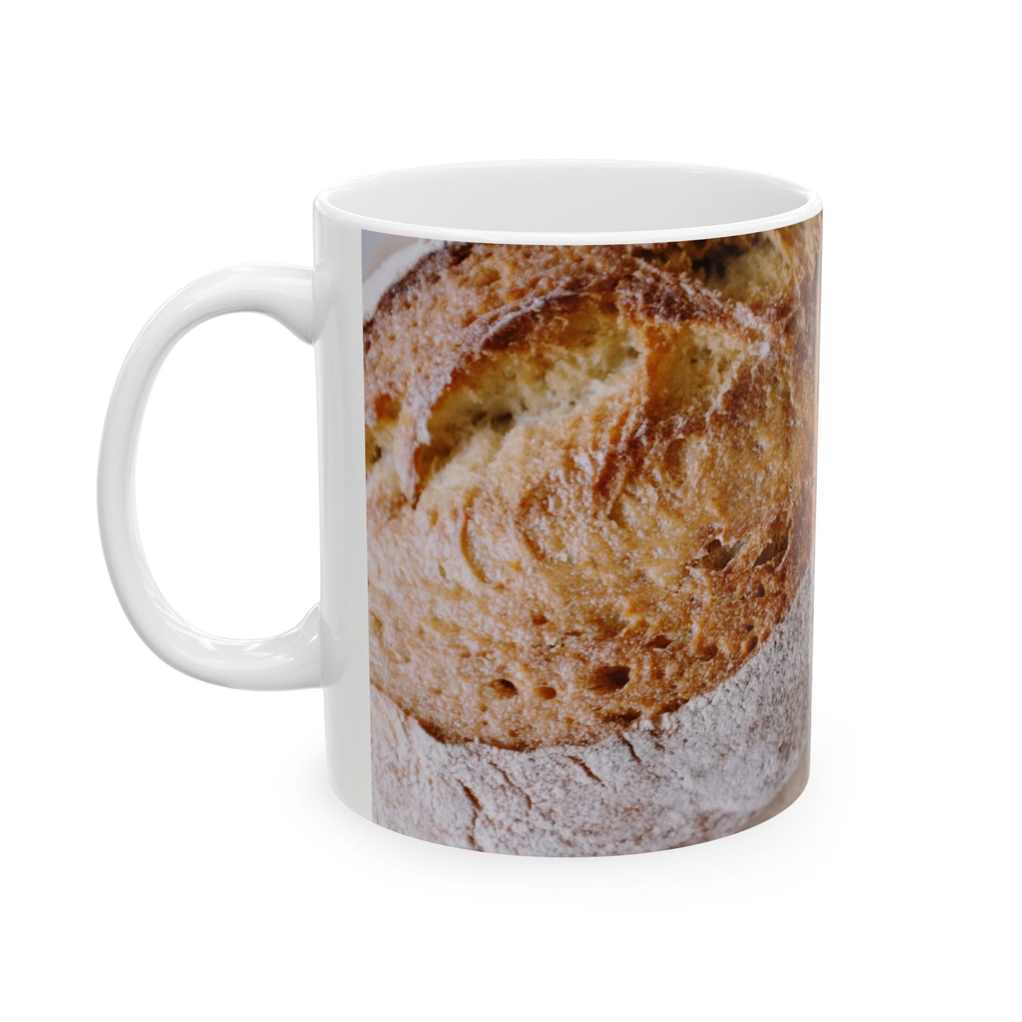 Artisan Bread Ceramic Mug | Perfect Gift for Bakers, Coffee Lovers, Foodies, Kitchen Decor, Breakfast Essentials