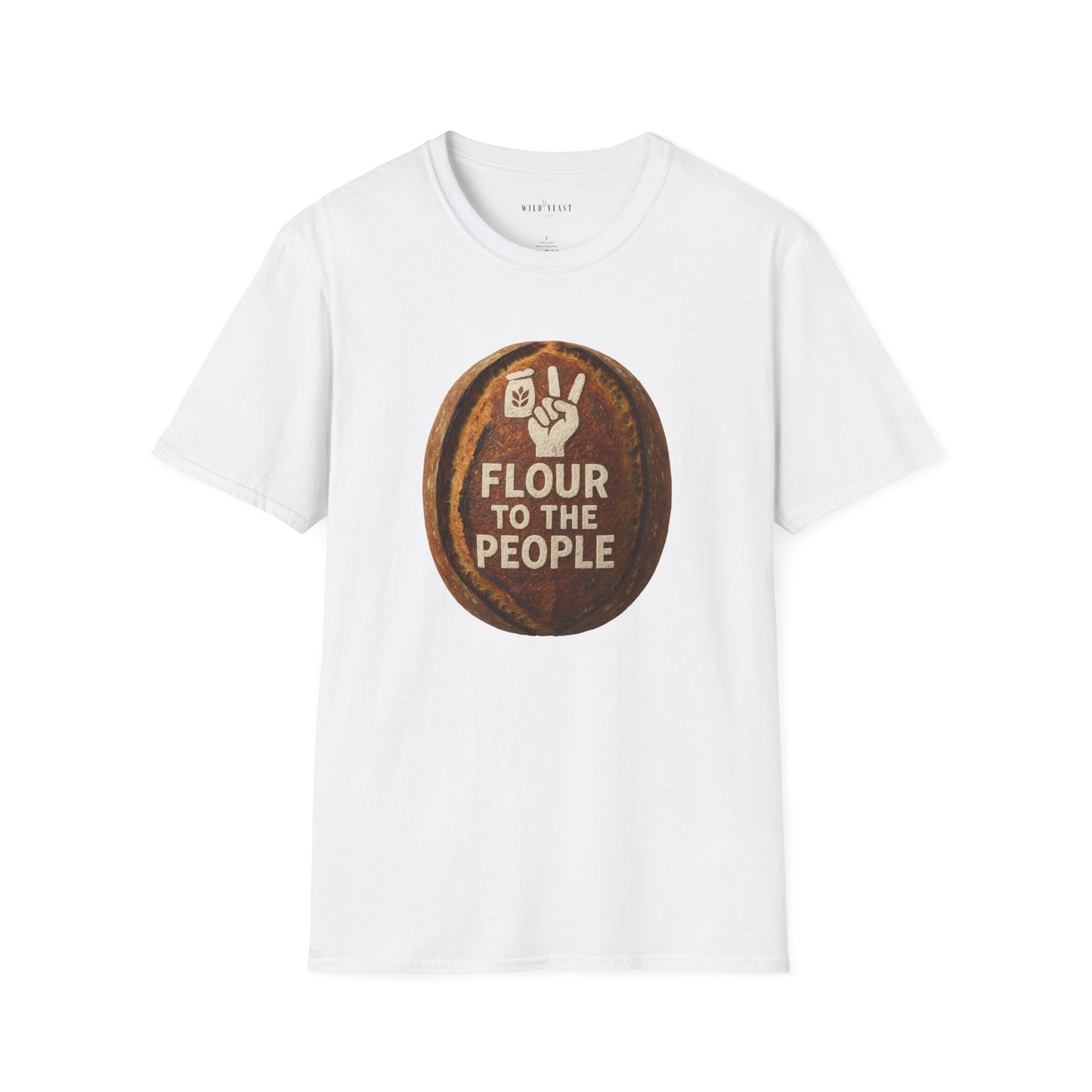 "Flour to the People"  Unisex Softstyle T-shirt