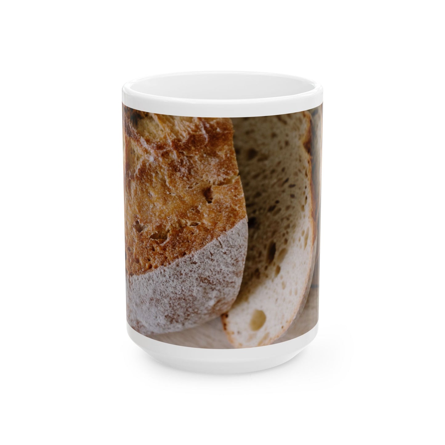 Artisan Bread Ceramic Mug | Perfect Gift for Bakers, Coffee Lovers, Foodies, Kitchen Decor, Breakfast Essentials