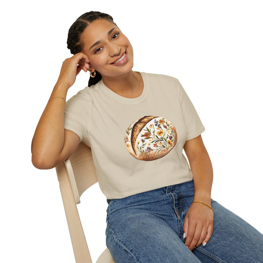 Lovely Floral Sourdough Loaf T-Shirt